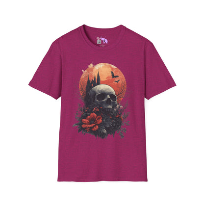 Halloween Graveyard Adult T-shirt