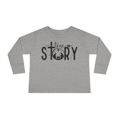 True Story (Nativity) Toddler Long Sleeve Tee