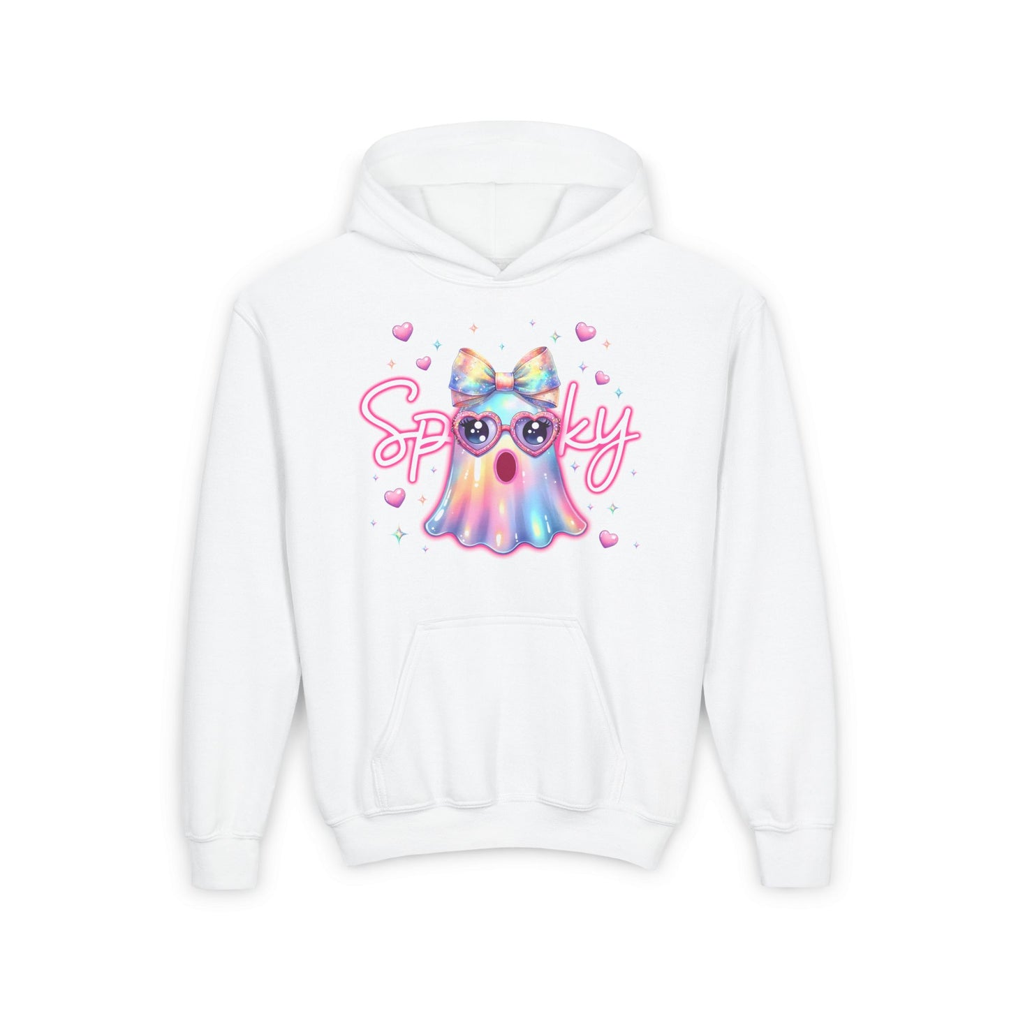 Spooky Pastel Ghost Youth Heavy Blend Hoodie