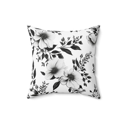 Garden Sketch Throw Pillow