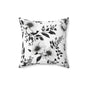 Garden Sketch Throw Pillow