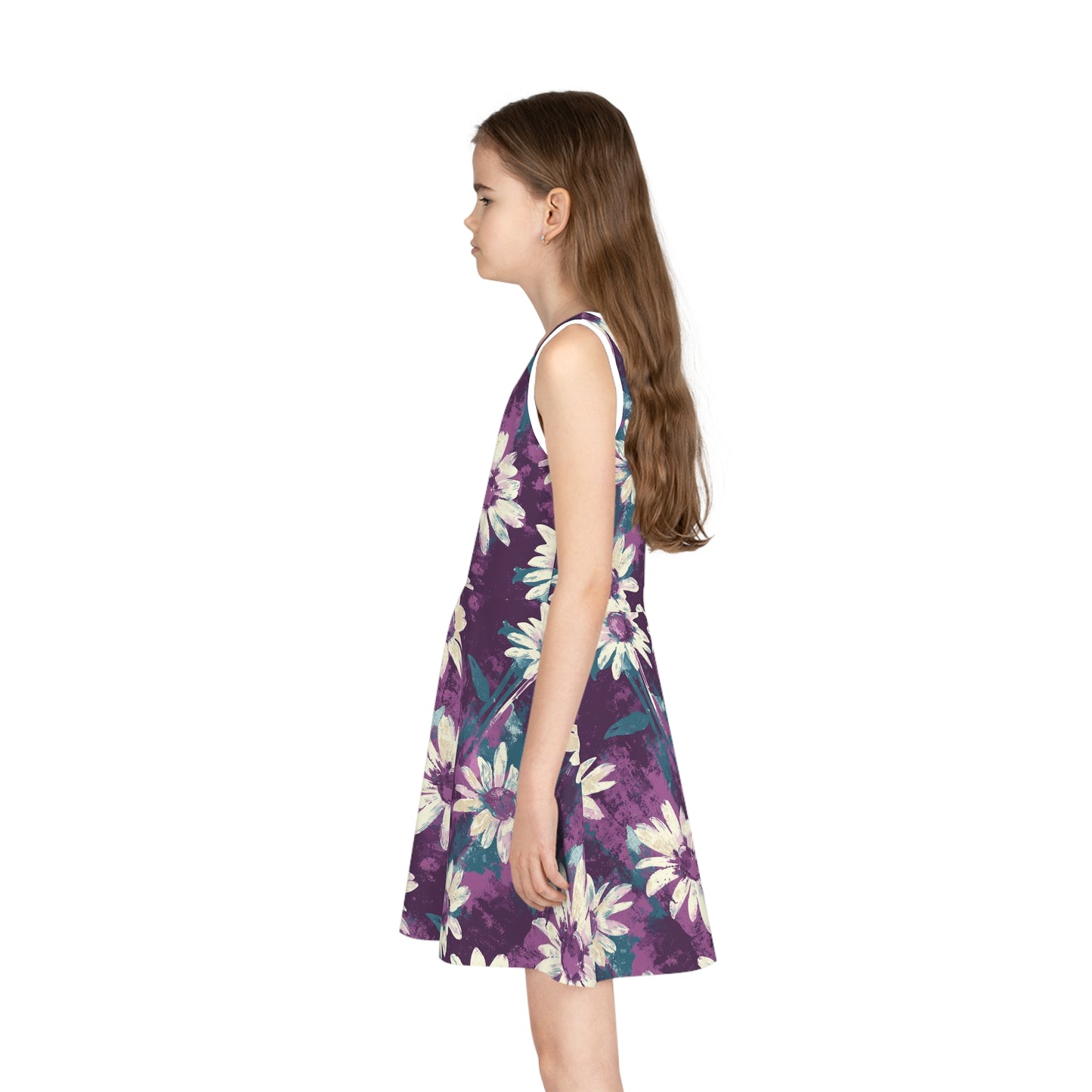 Twilight Daisy Meadow Girls' Sleeveless Sundress