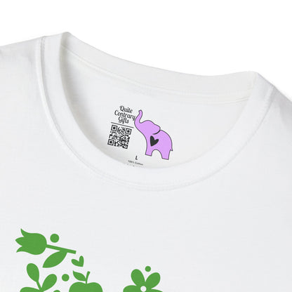 Teacher Apple Heart Adult T-shirt