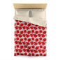 Christmas Blossom Sketch Microfiber Duvet Cover