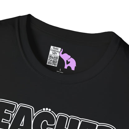 Teacher Definition: Lesson Planned, Class Unplanned, Chaos Guaranteed Adult T-shirt