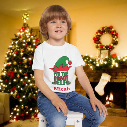 I'm The Smart Elf Personalized Heavy Cotton™ Toddler T-shirt