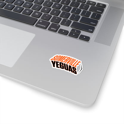Somerville Yeguas Angled, Black Kiss-Cut Decal