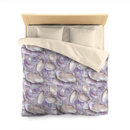 Purple Opalescent Dreams Microfiber Duvet Cover