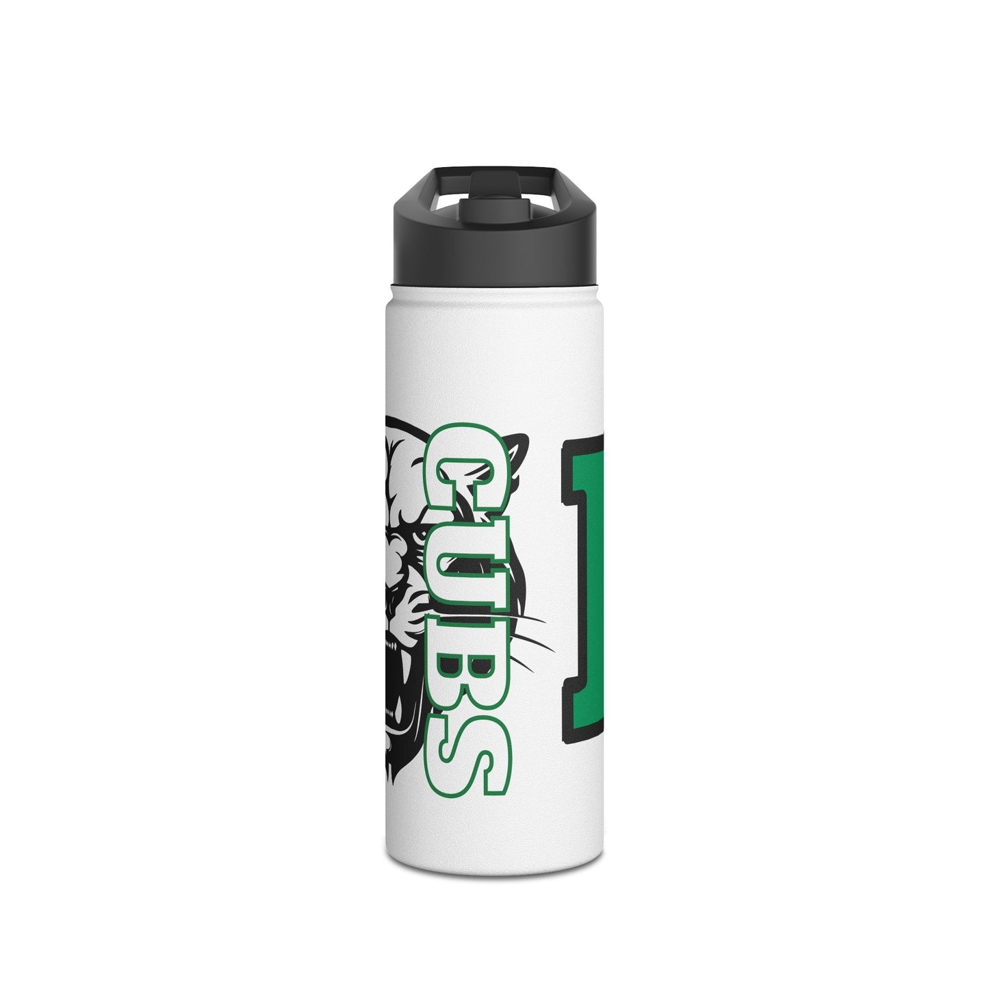 Brenham Cubs Mascot Stainless Steel Water Bottle