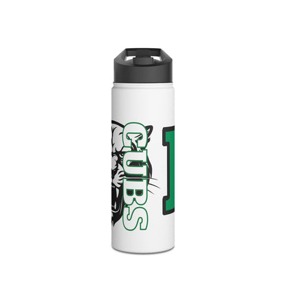 Brenham Cubs Mascot Stainless Steel Water Bottle