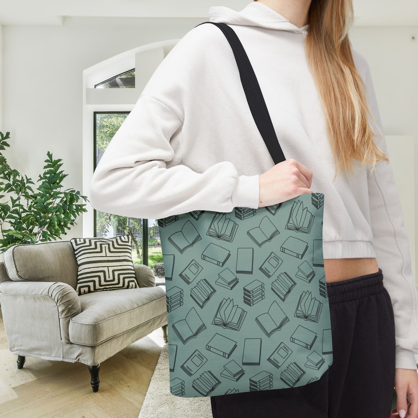 Books Books Books Canvas Tote Bag
