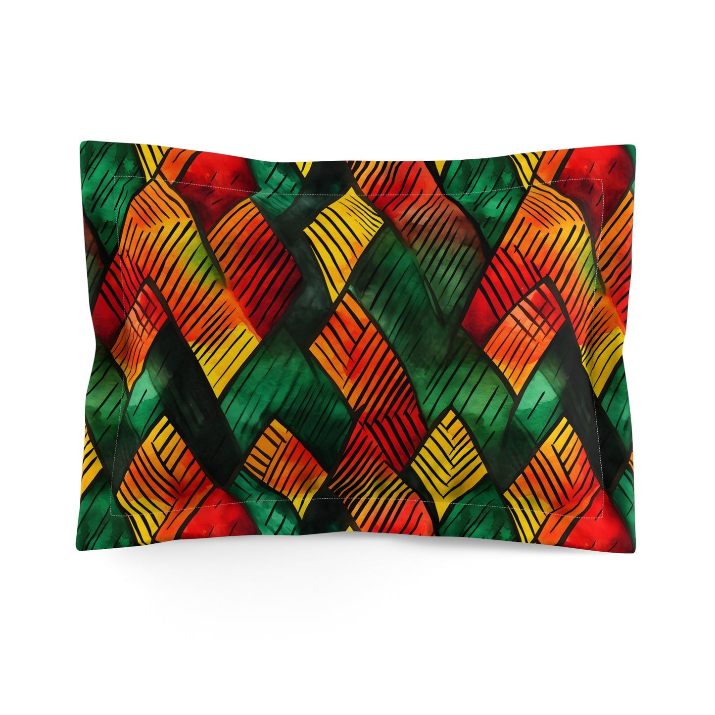 Joyful Vibes Microfiber Pillow Sham