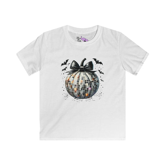 Silver Disco Pumpkin Youth Softstyle Tee