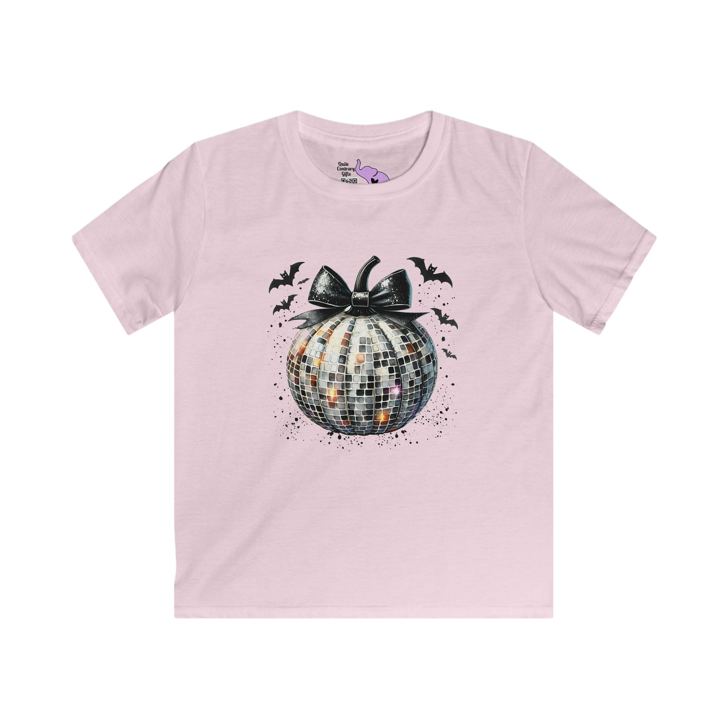 Silver Disco Pumpkin Youth Softstyle Tee