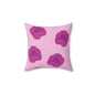 Rosy Dream Peonies Throw Pillow