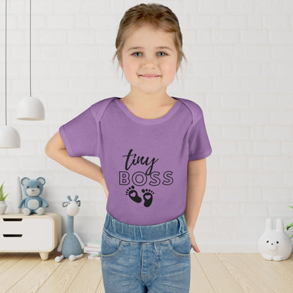 Tiny Boss Infant Baby Rib Bodysuit