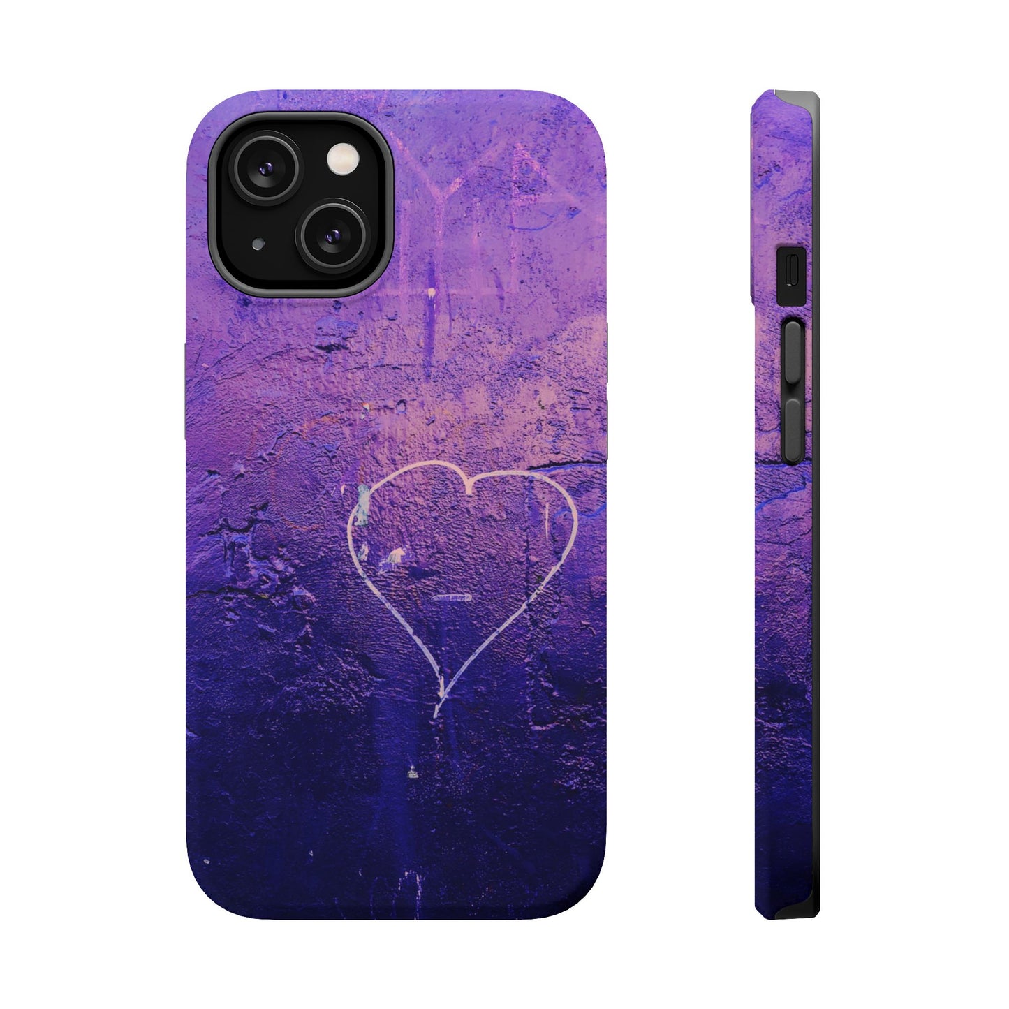 Purple Heart Wall MagSafe® Compatible Tough Case for iPhone