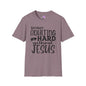 Because Adulting Is Hard Without Jesus Adult T-shirt