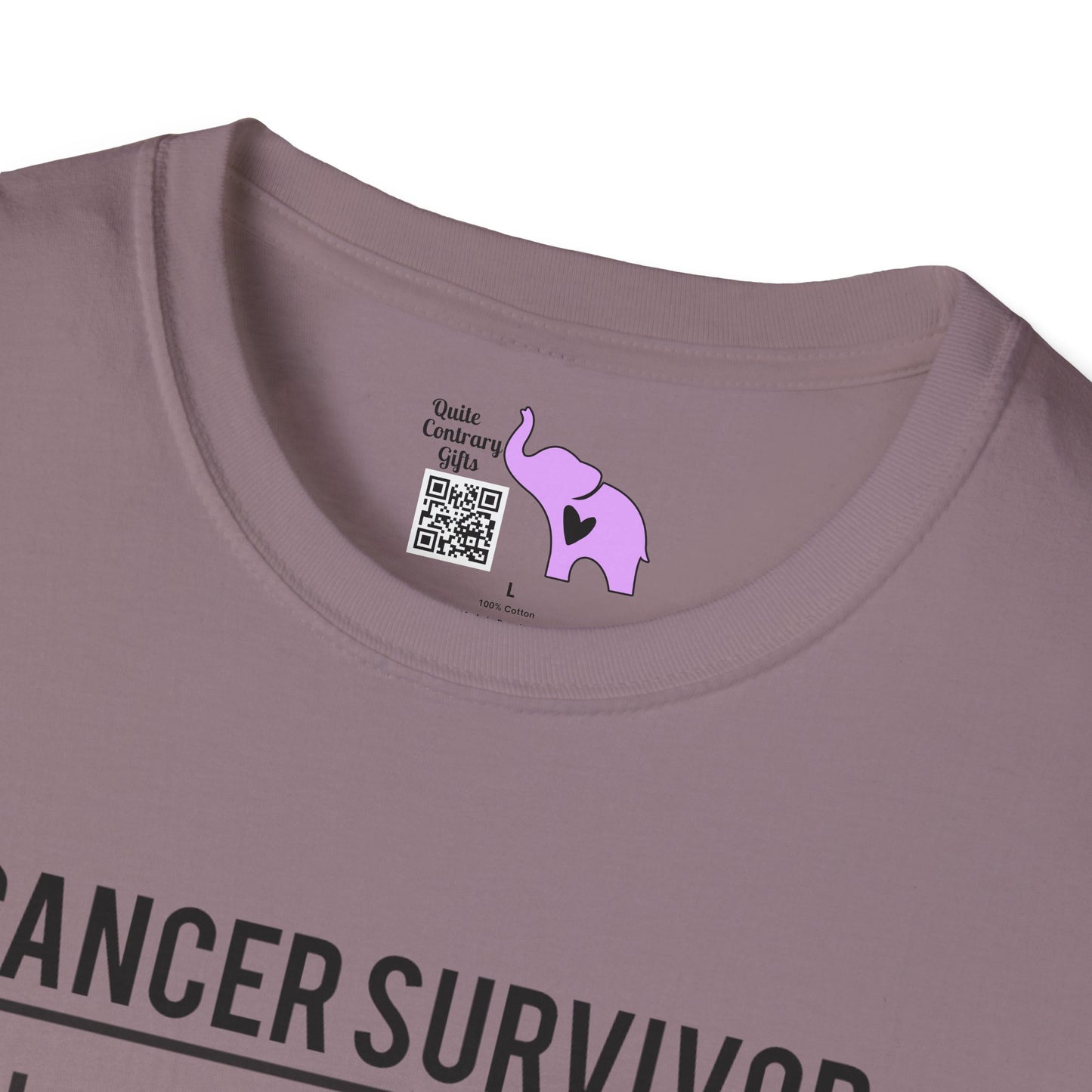 Cancer Survivor Nutrition Facts Adult T-shirt