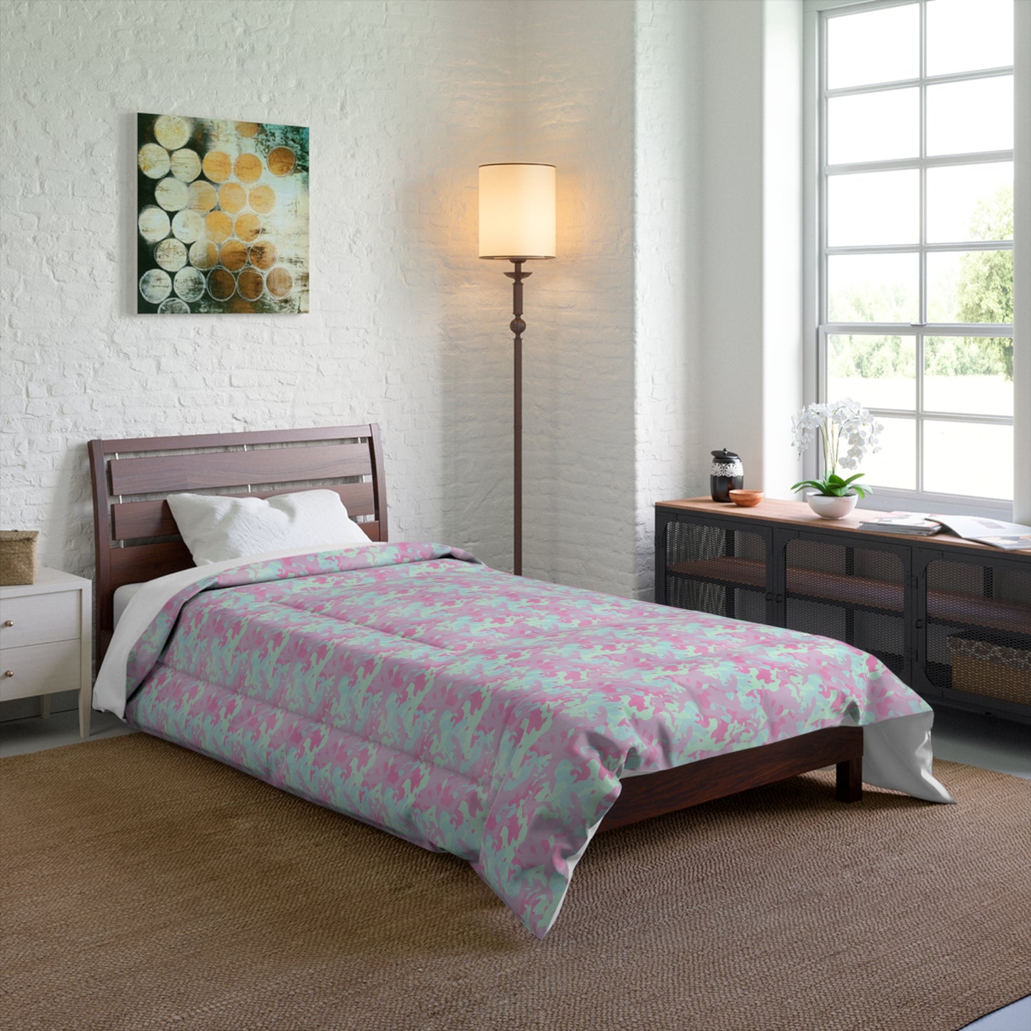 Berry Sorbet Camo Comforter