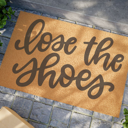 Lose The Shoes Coconut Fiber Doormat
