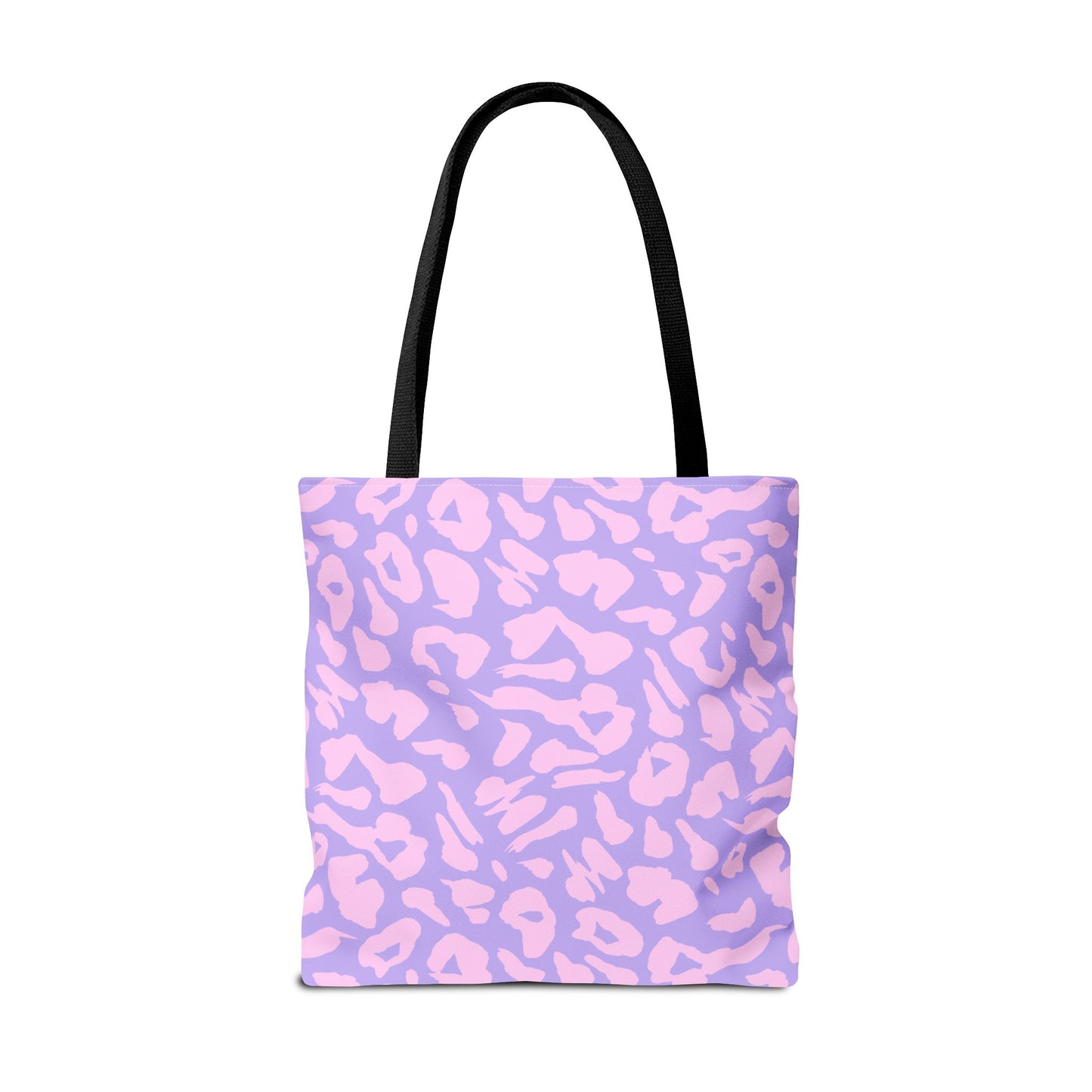 Cotton Candy Cheetah Print Canvas Tote Bag