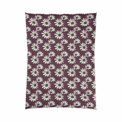 Purple Tide Petals Comforter