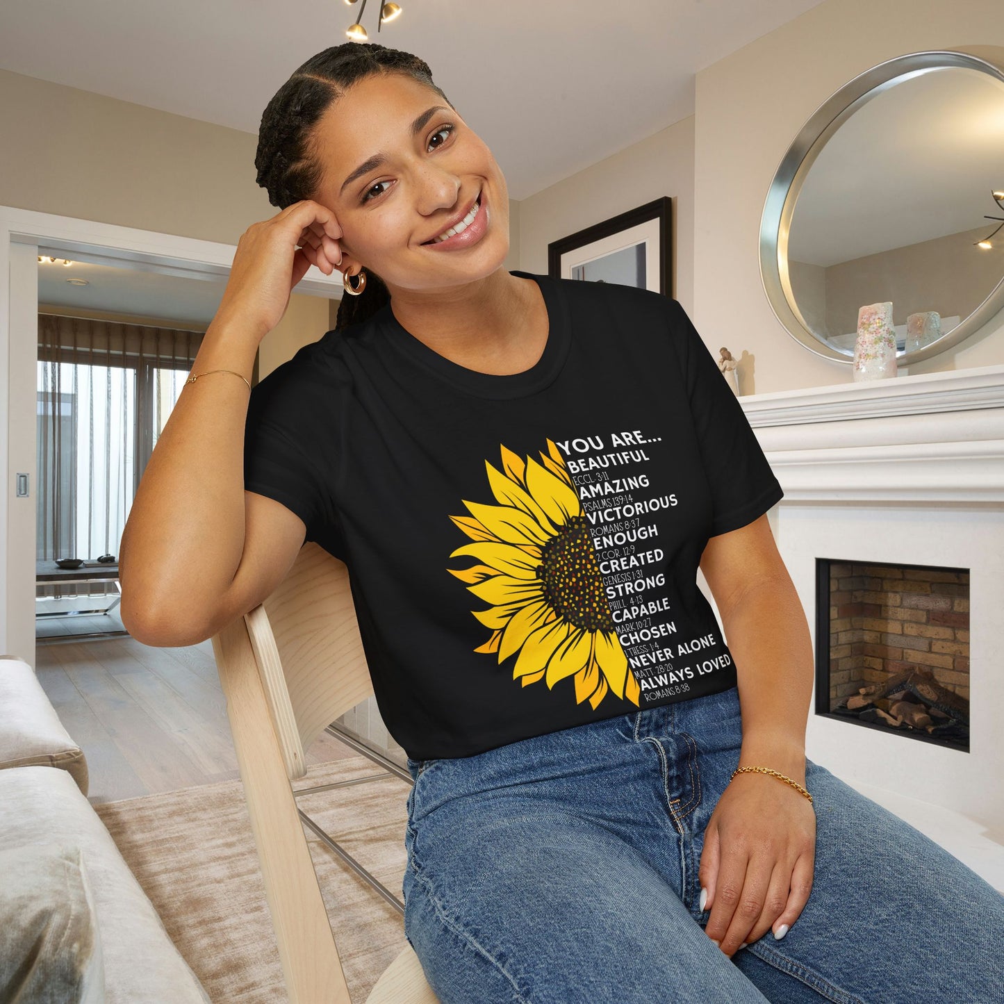 You Are... (Sunflower) Adult T-shirt