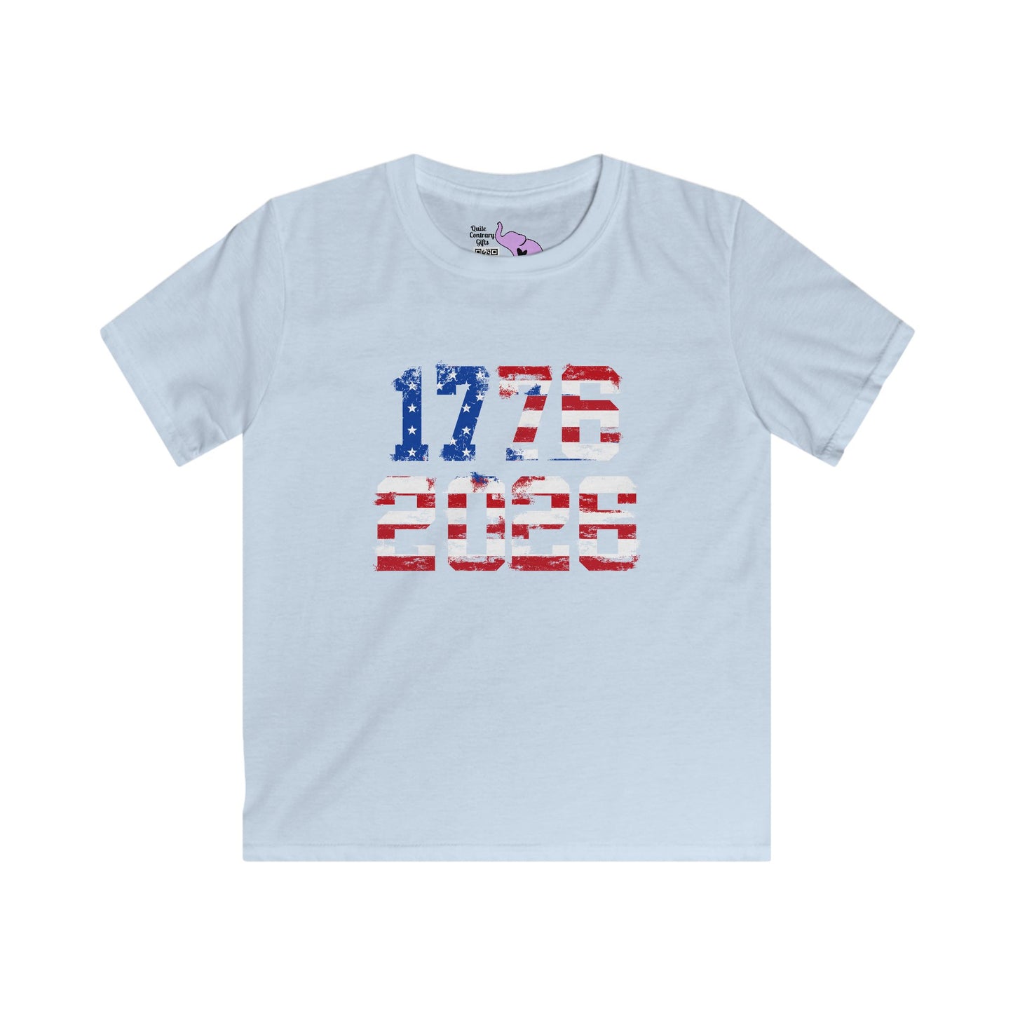 1776 2026 Youth Softstyle Tee