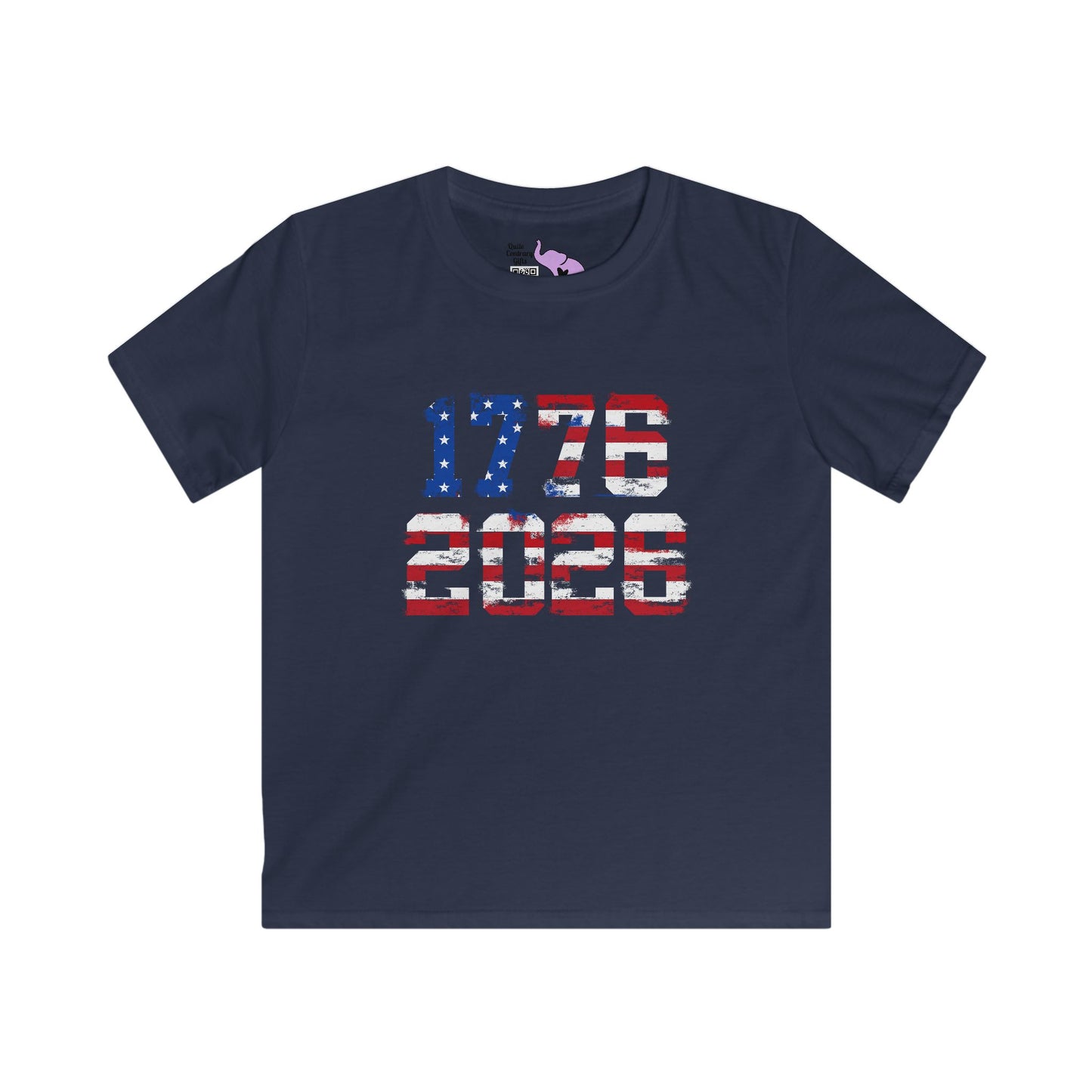 1776 2026 Youth Softstyle Tee