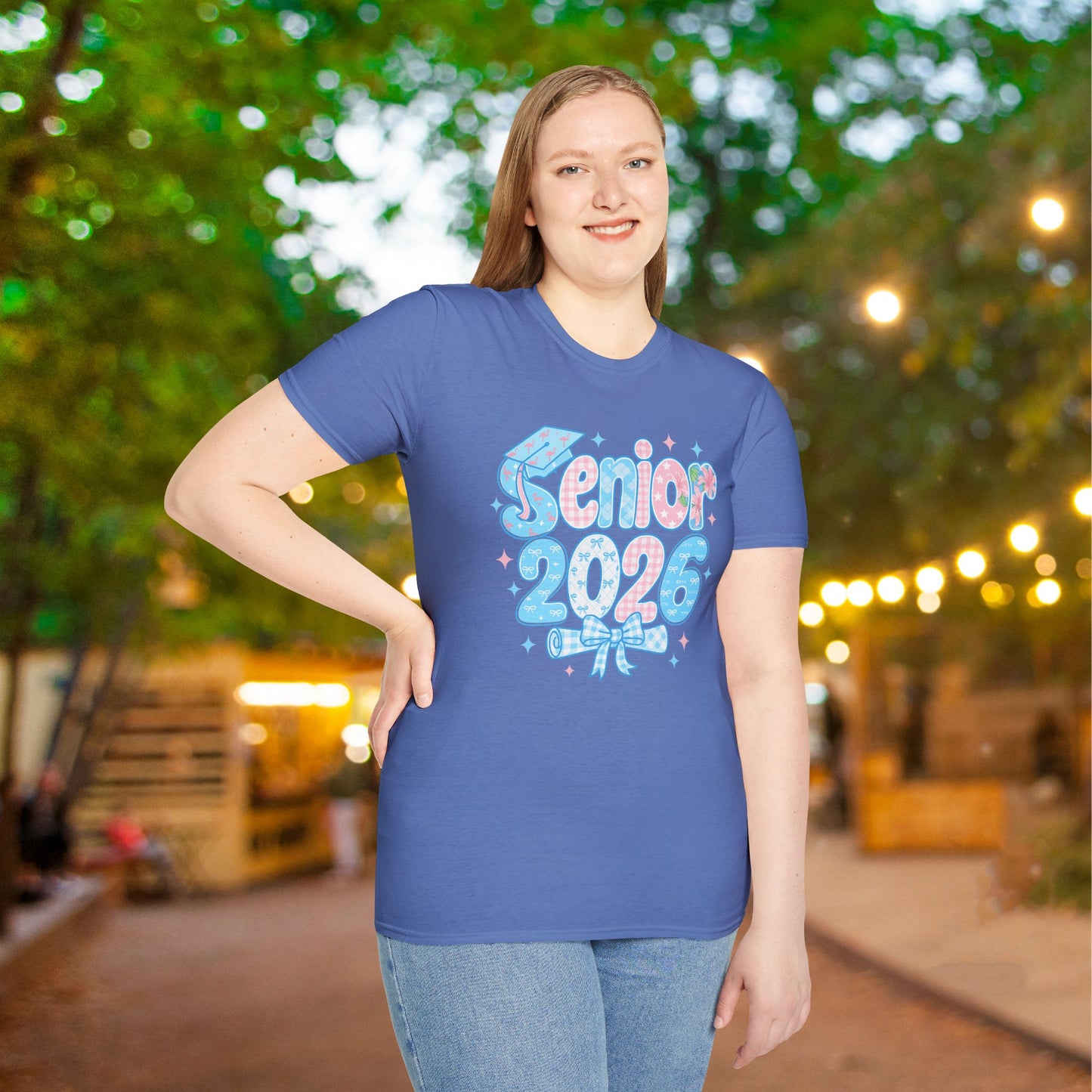 Preppy Senior 2026 Adult T-shirt