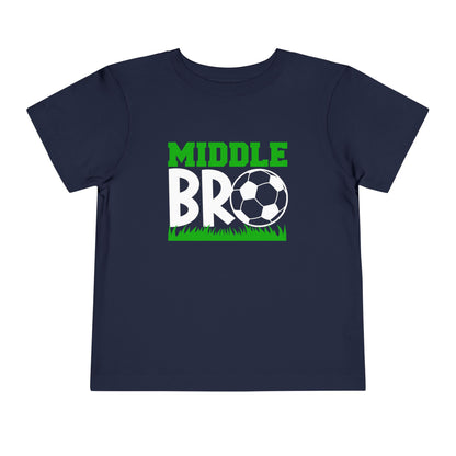 Middle Bro (Soccer Ball) Toddler Tee