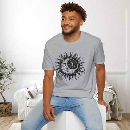 Celestial Sun/Moon Adult T-shirt