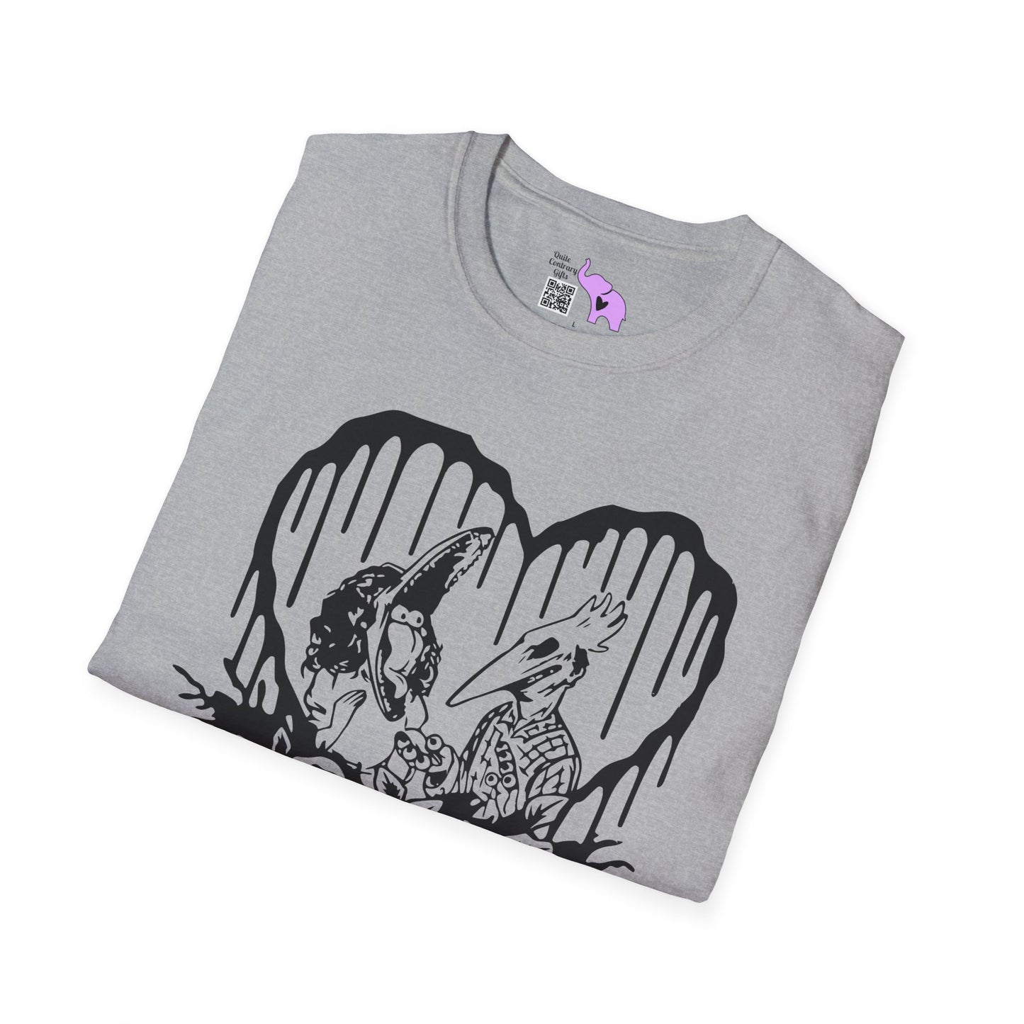Beetlejuice Barbara & Adam Adult T-shirt