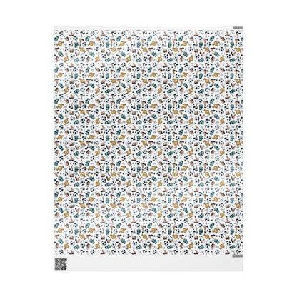 Little Soccer Legends Wrapping Paper