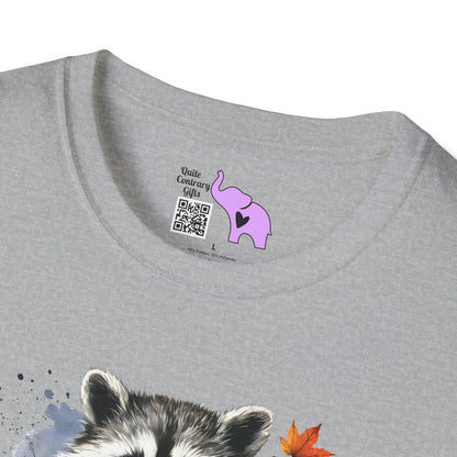 Halloween Raccoon Adult T-shirt