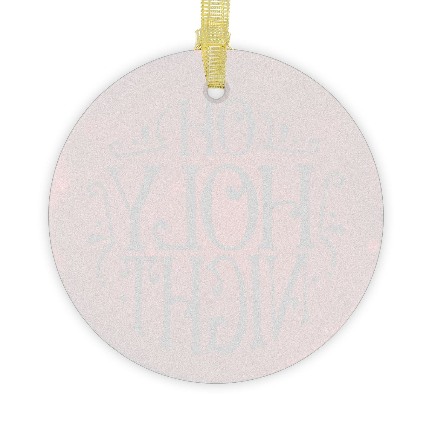 O Holy Night 2 Glass Ornament