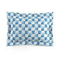 Cozy Blue Checkered Pillow Sham