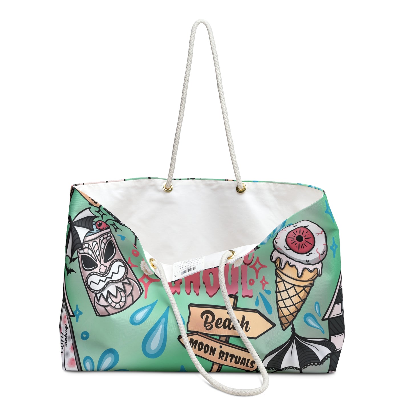 Spooky Beach House (Green) Weekender Bag