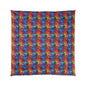 Palette Knife Hearts Comforter