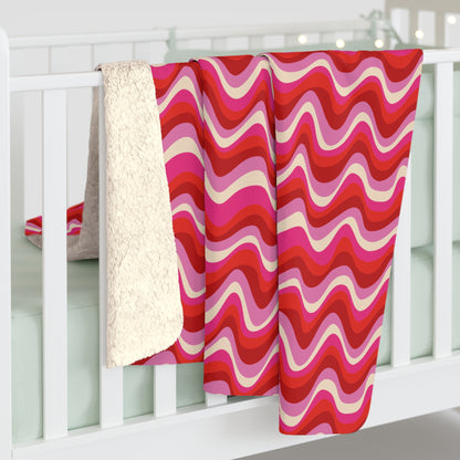 Blush Frequency Fleece Blanket