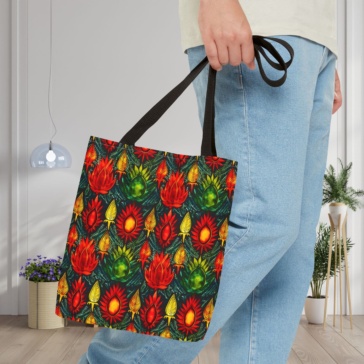 Joyful Burst Canvas Tote Bag