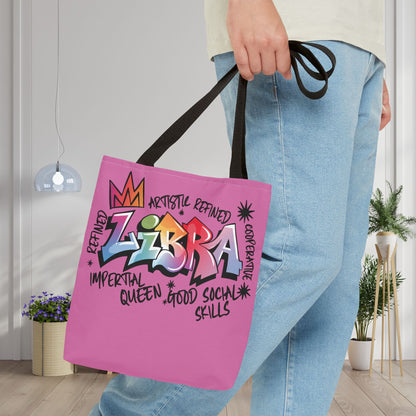 Libra Street Art Canvas Tote Bag