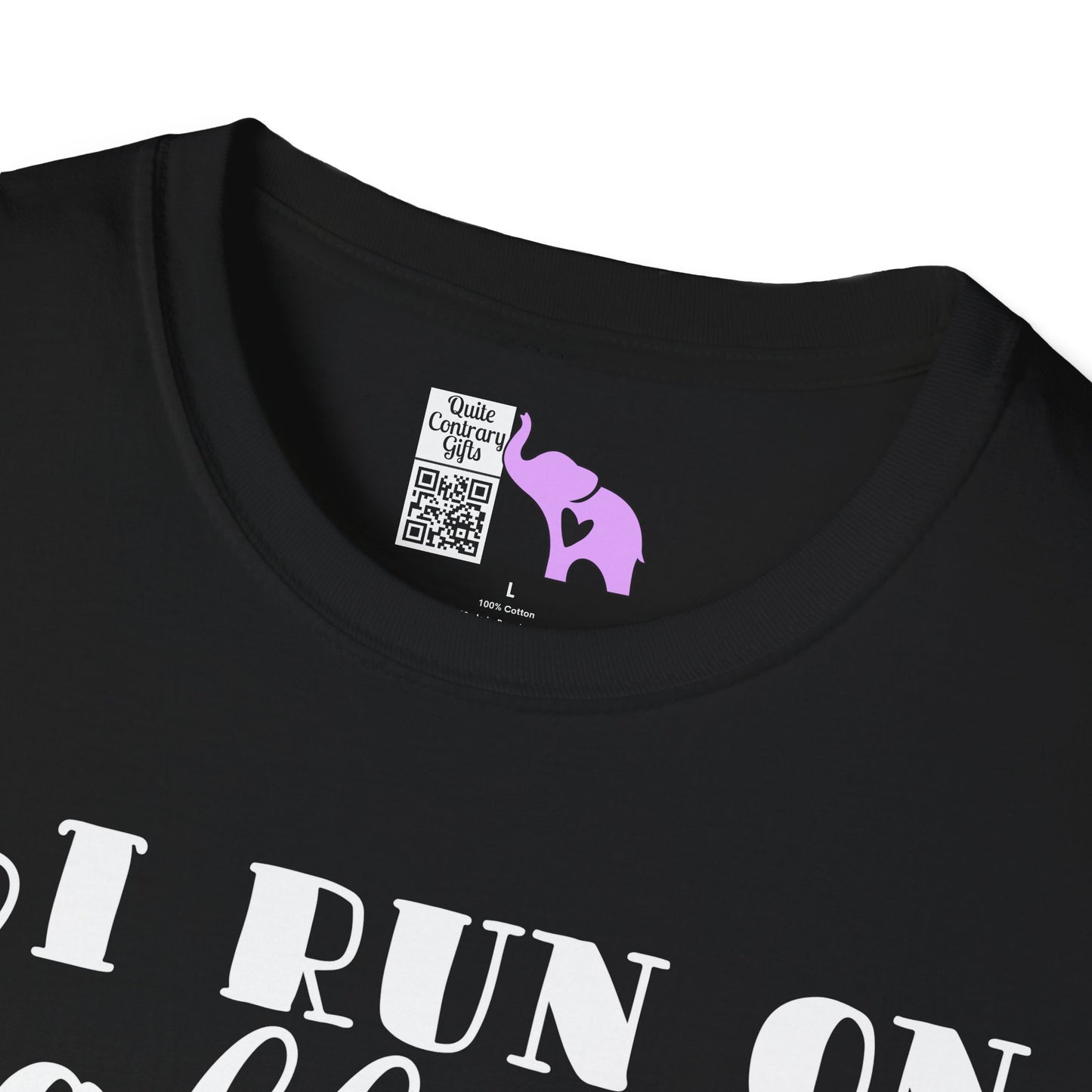 I Run On Caffeine Chaos and Cuss Words Adult T-shirt