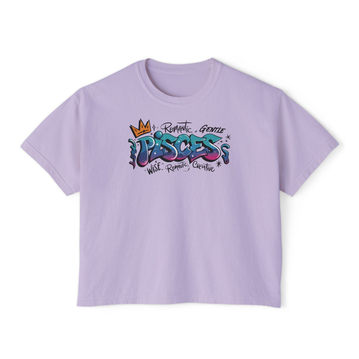 Pisces Street Art Women's Boxy Tee