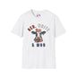 Red, White, & Moo Adult T-shirt