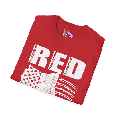 RED Friday (Boots) Adult T-Shirt