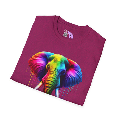 Colorful Elephant Adult T-shirt