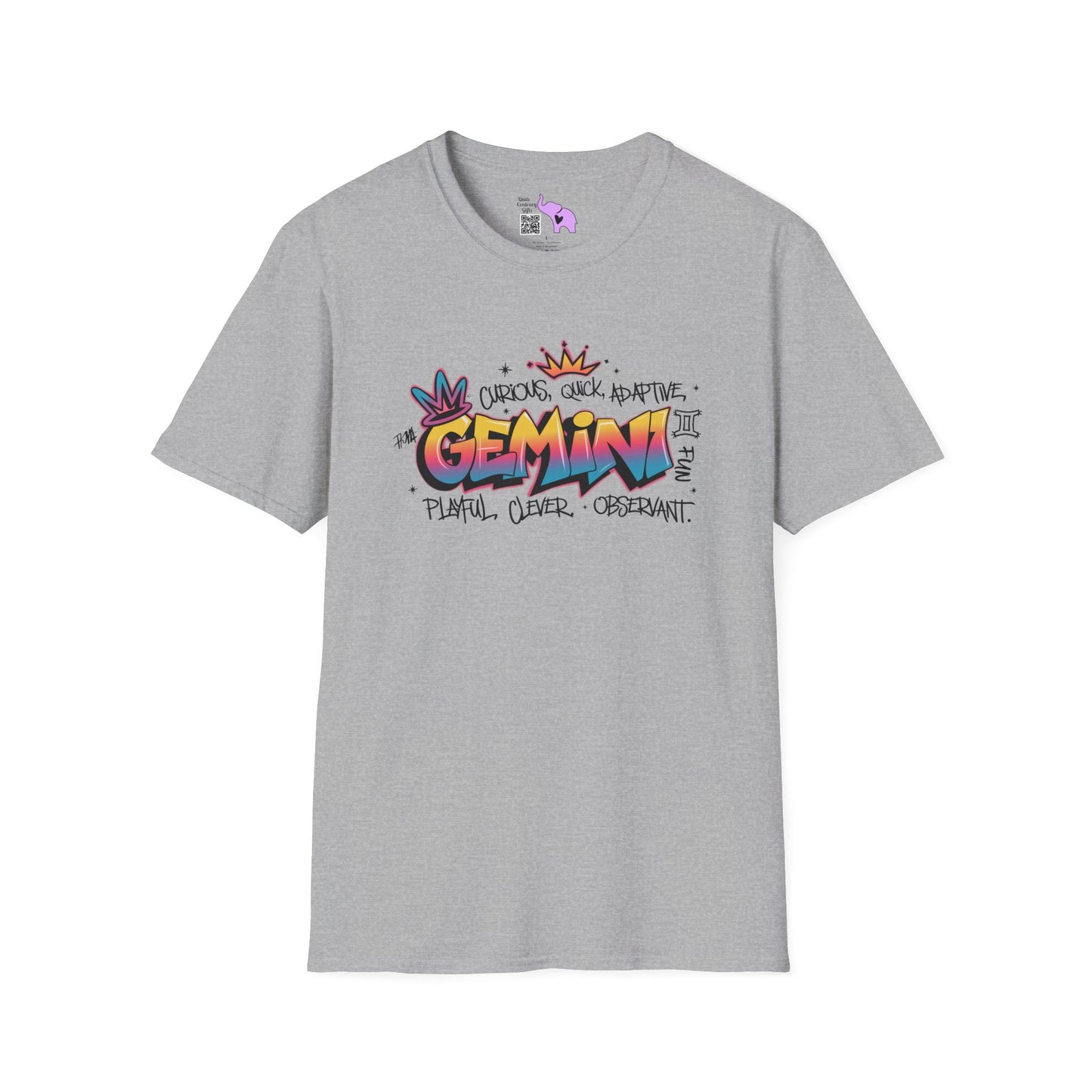 Gemini Street Art Adult T-shirt