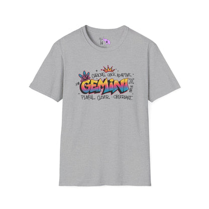 Gemini Street Art Adult T-shirt